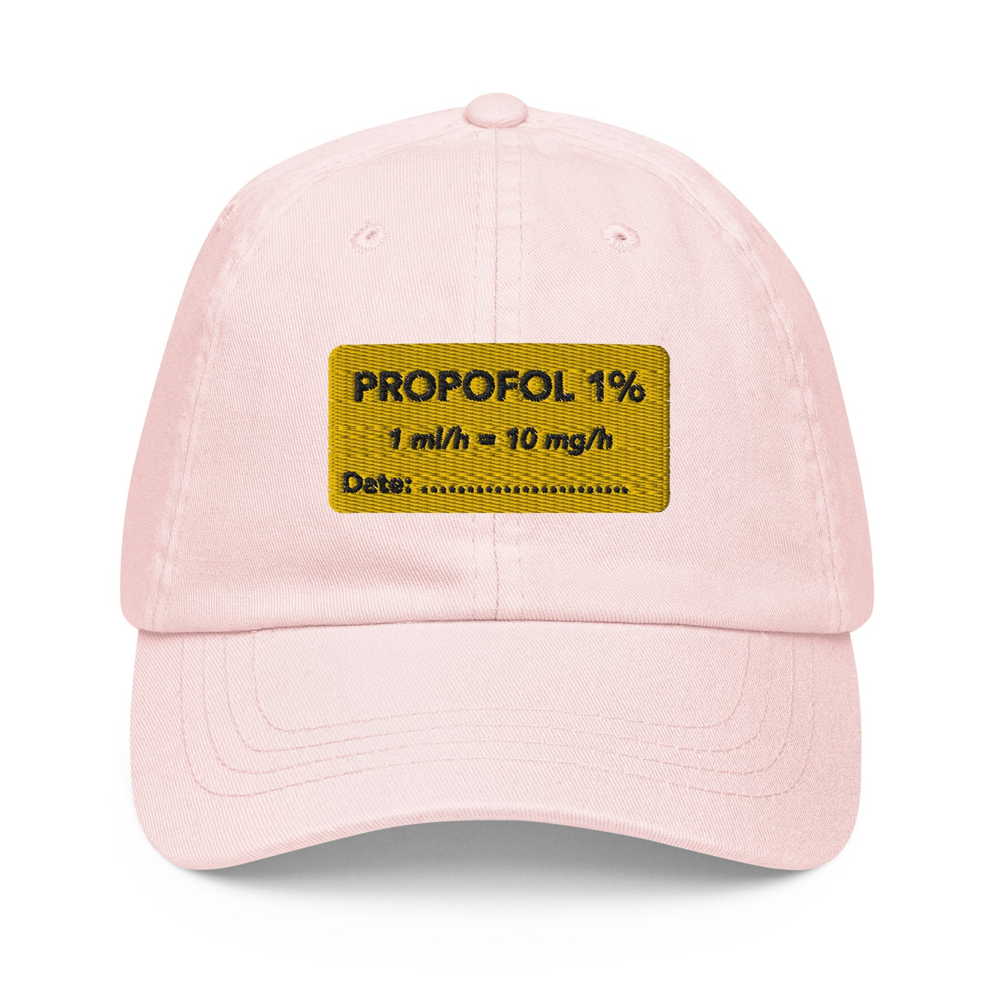 Propofol Embroidered Pastel Hat