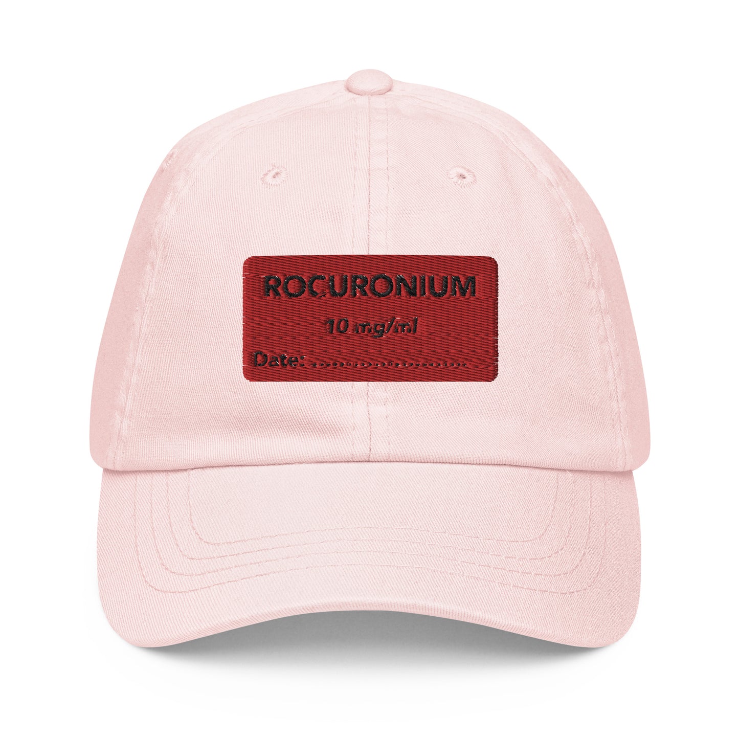 Rocuronium Embroidered Pastel Hat