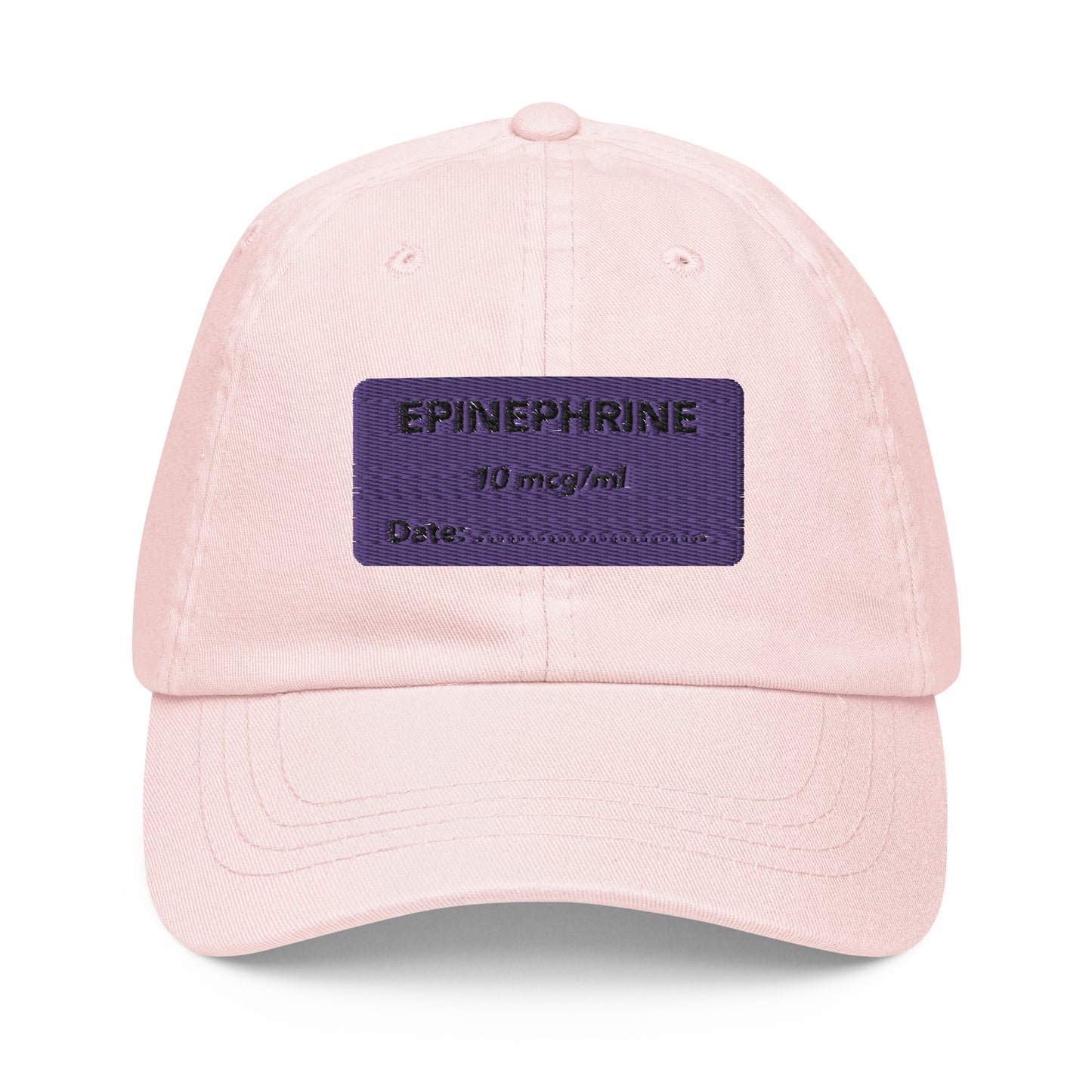 Epinephrine Embroidered Pastel Hat