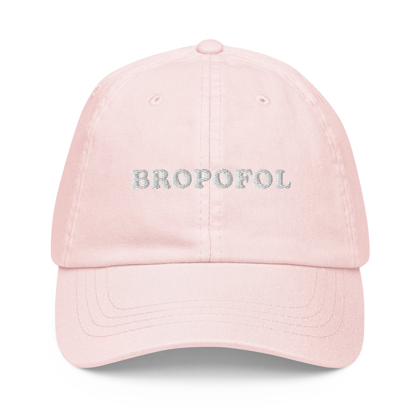 Bropofol Embroidered Pastel Hat