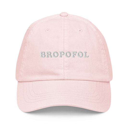 Bropofol Embroidered Pastel Hat