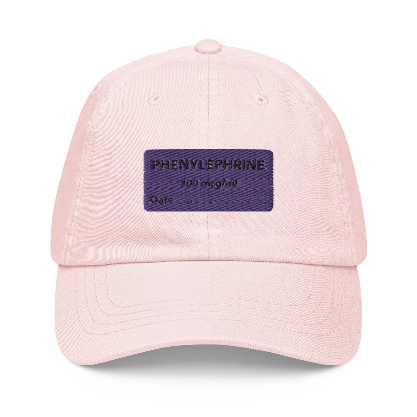 Phenylephrine Embroidered Pastel Hat