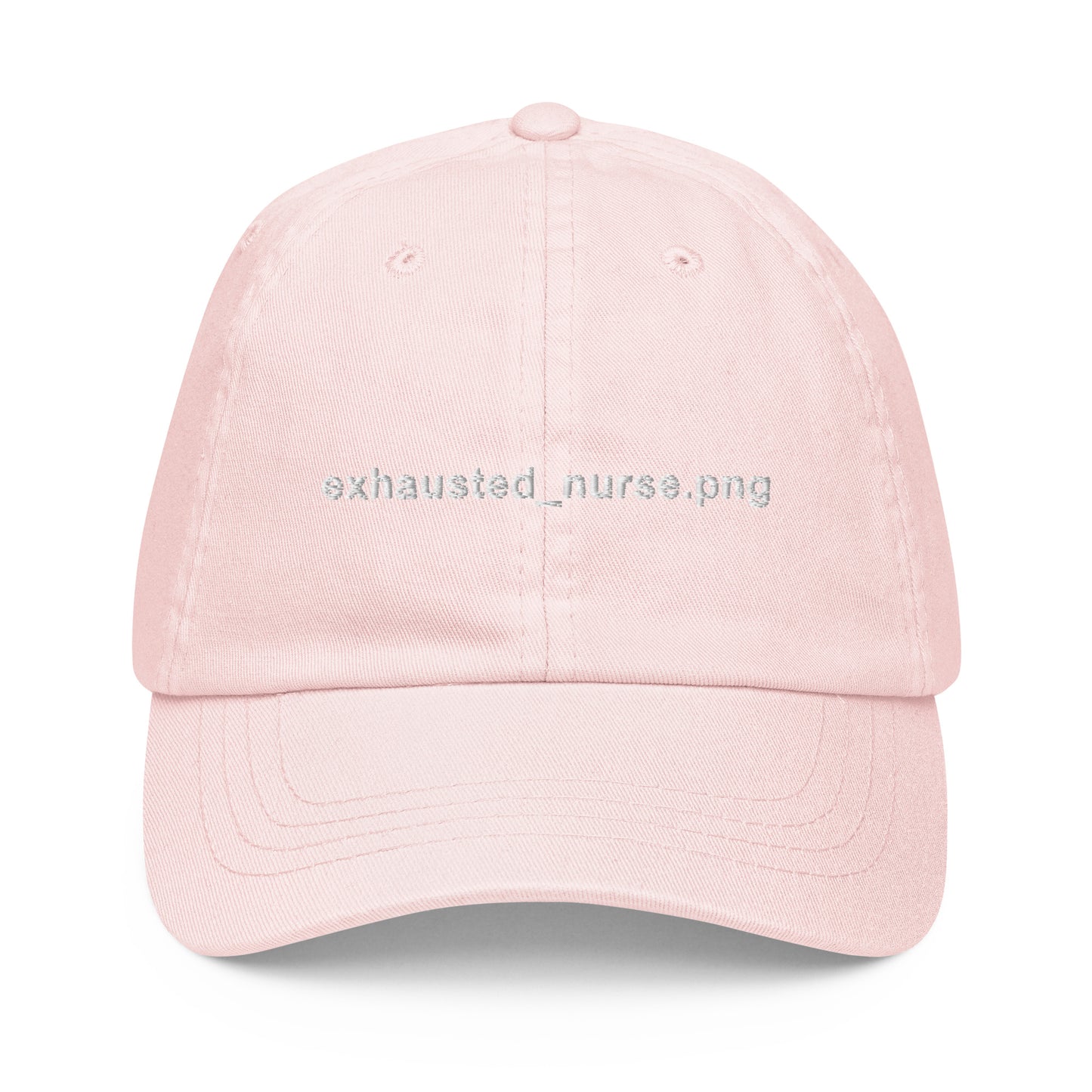 Exhausted_nurse.png Embroidered Pastel Hat