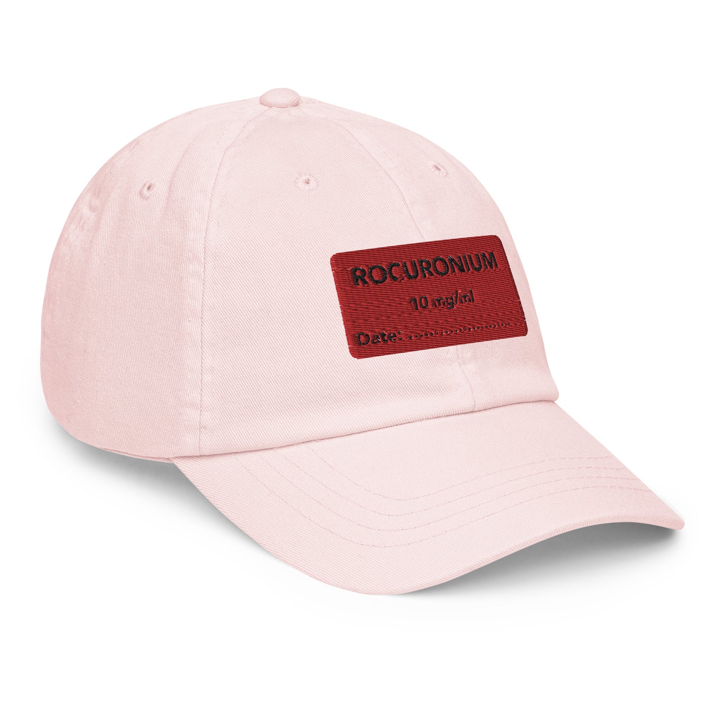 Rocuronium Embroidered Pastel Hat