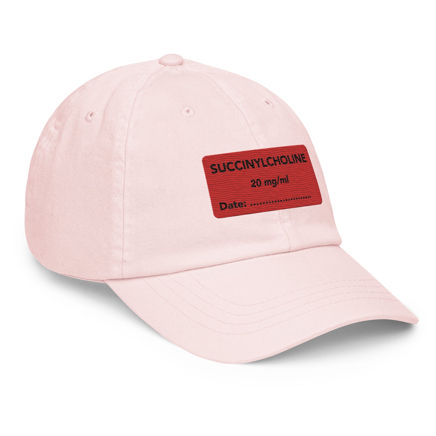 Succinylcholine Embroidered Pastel Hat