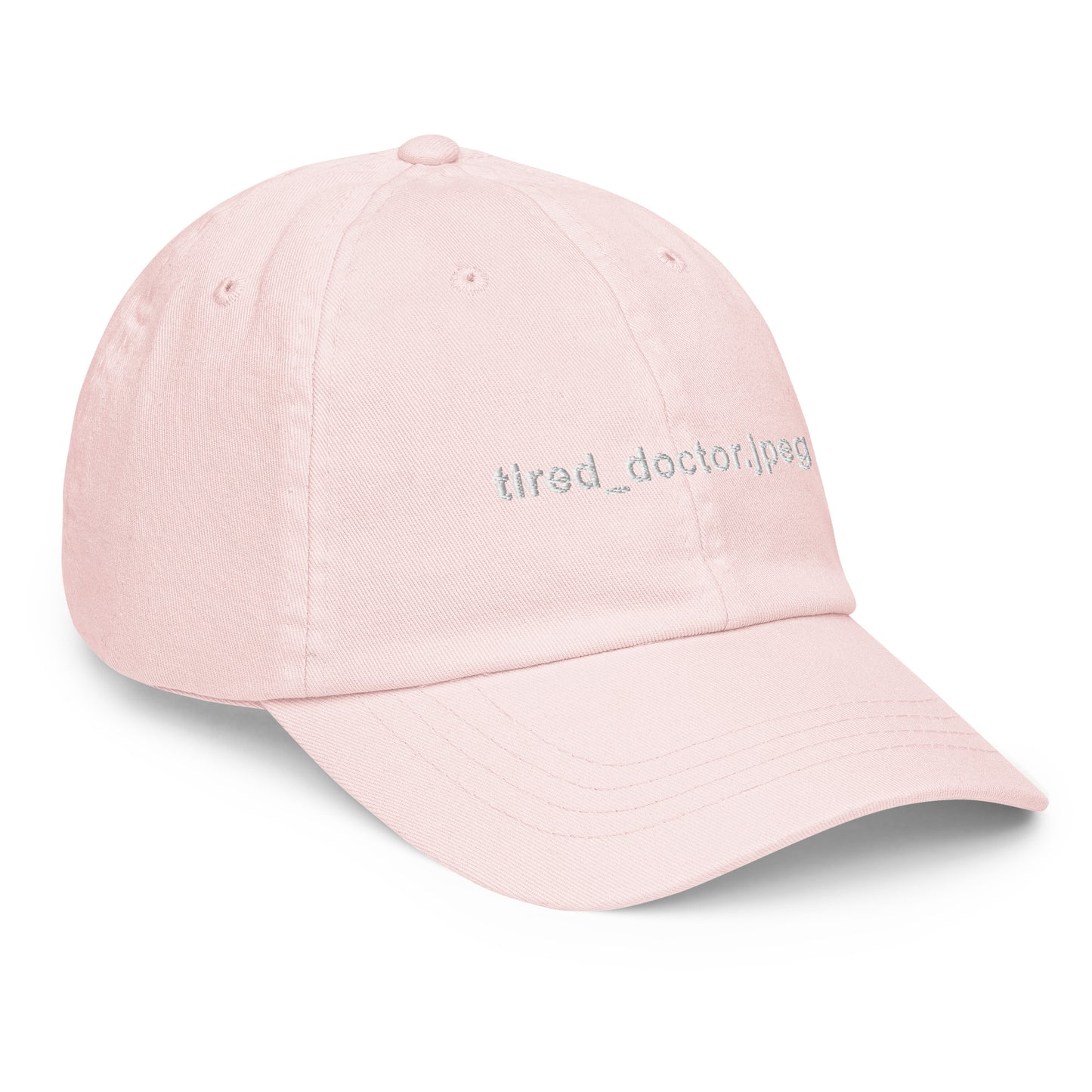 Tired_doctor.jpeg Embroidered Pastel Hat