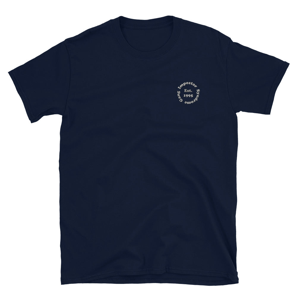 Impostor Syndrome Embroidered Soft & Fitted T-Shirt