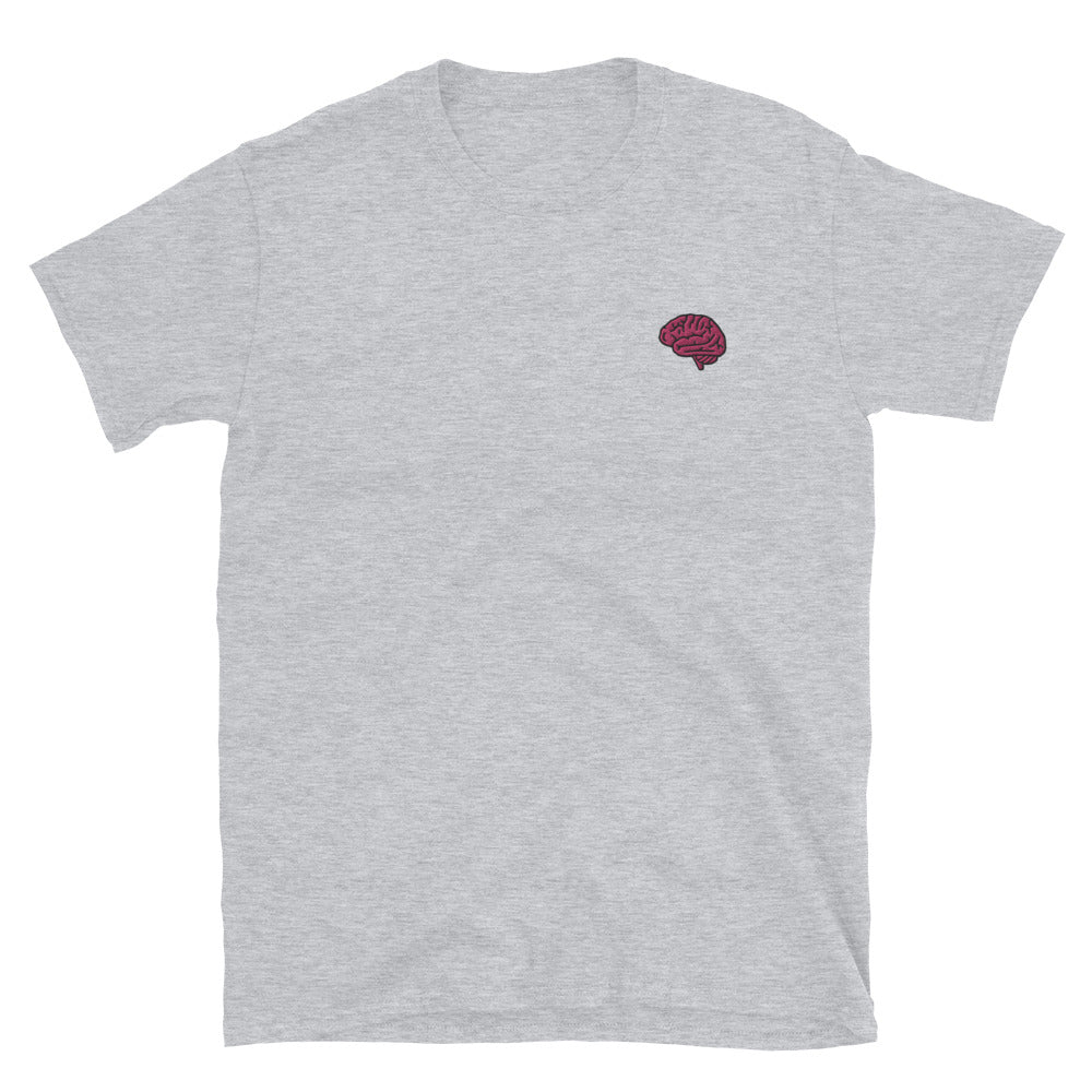 Brain Embroidered Soft & Fitted T-shirt