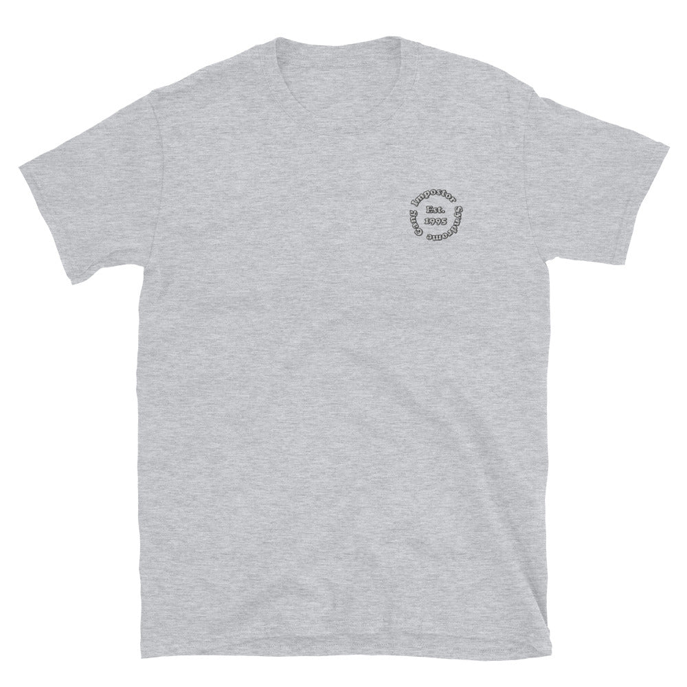 Impostor Syndrome Embroidered Soft & Fitted T-Shirt