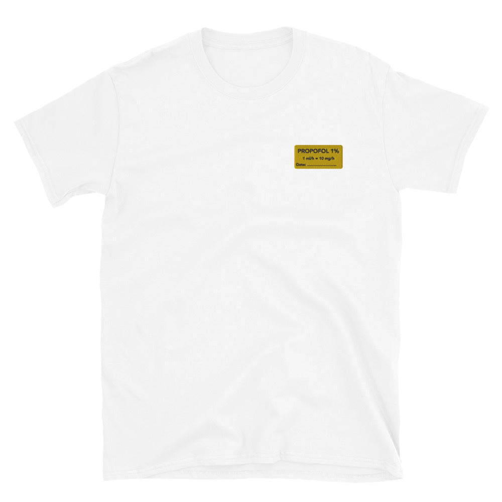 Propofol Embroidered Soft & Fitted T-shirt
