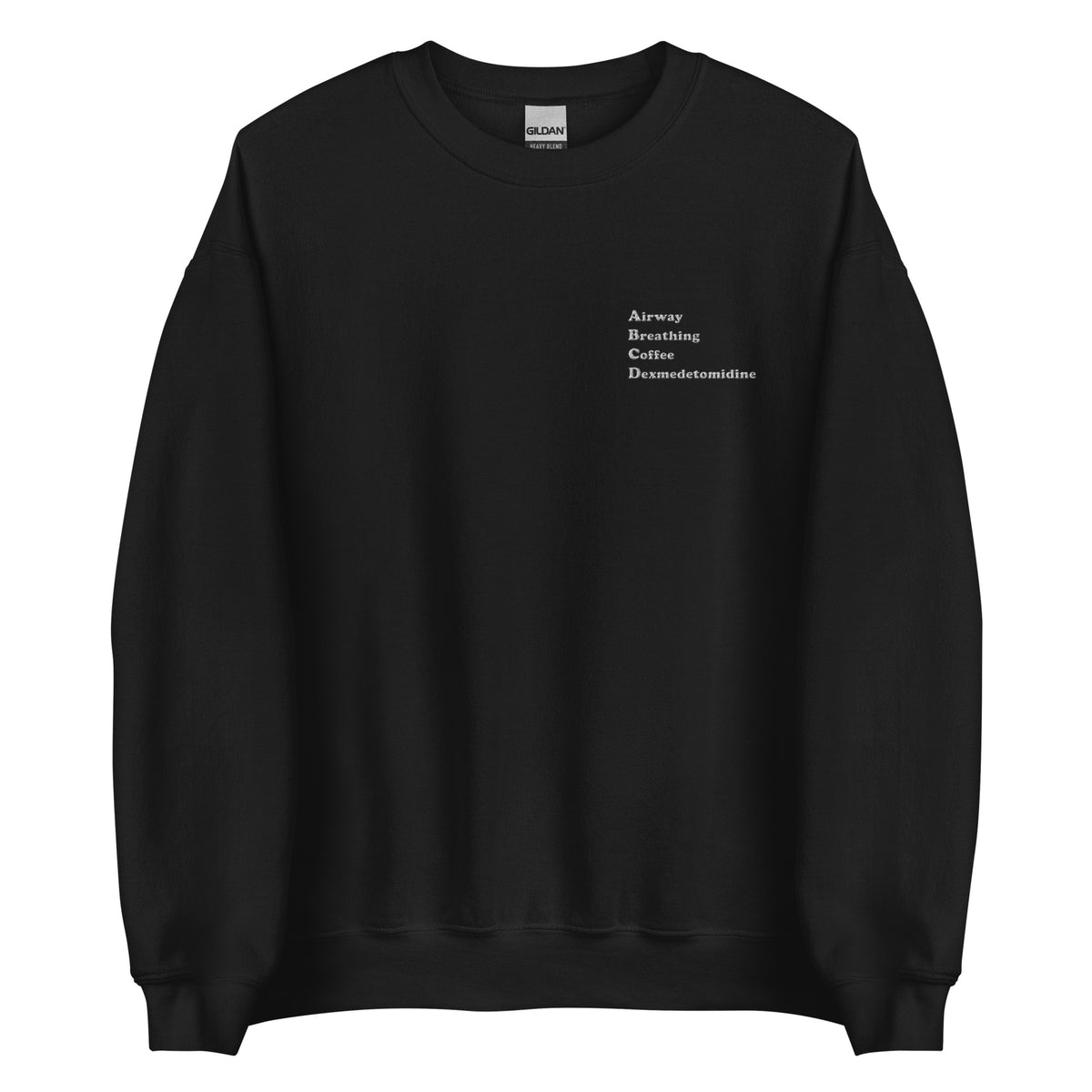ABCD Embroidered Sweatshirt – Mitochondria Gang