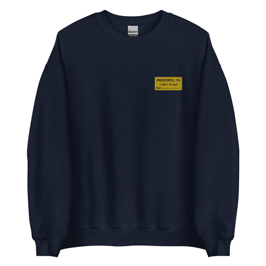 Propofol Embroidered Sweatshirt