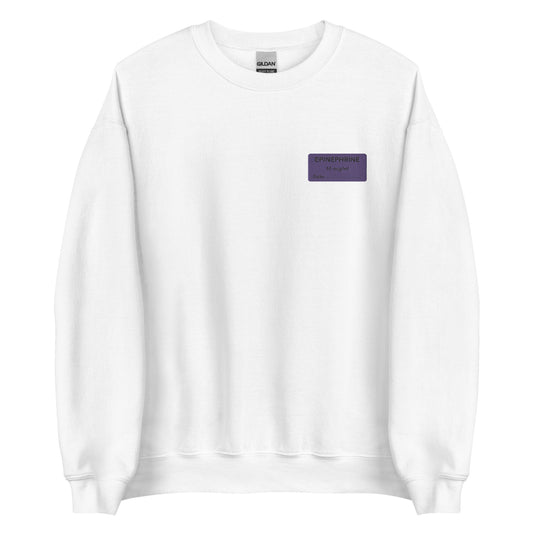 Epinephrine Embroidered Sweatshirt