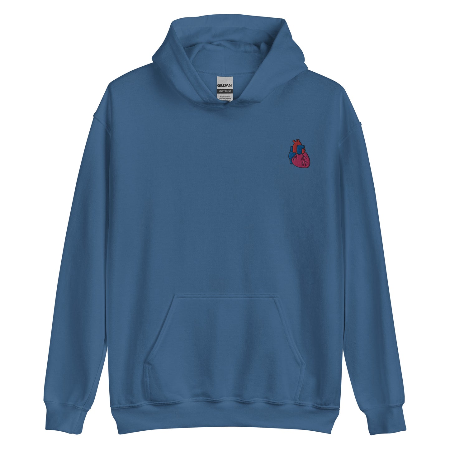 Heart Embroidered Hoodie