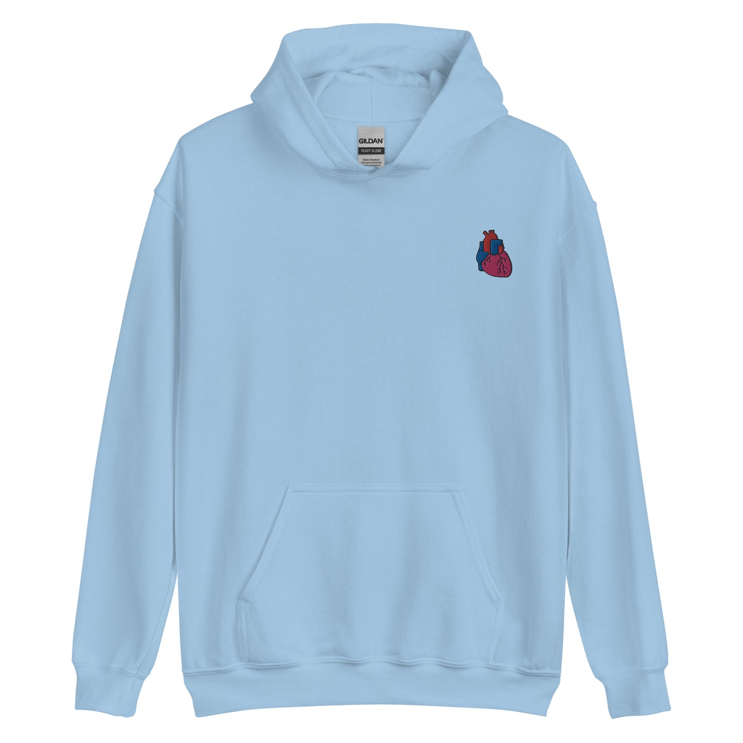 Heart Embroidered Hoodie