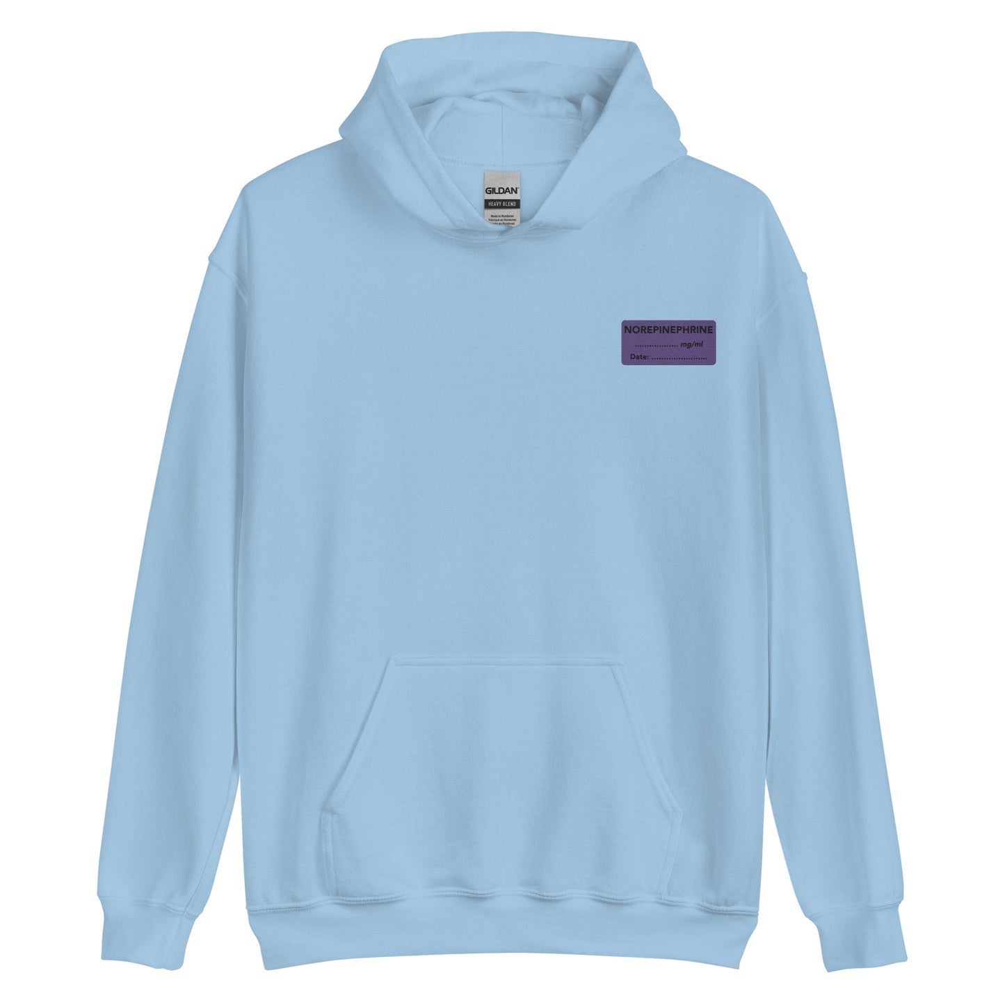 Norepinephrine Embroidered Hoodie