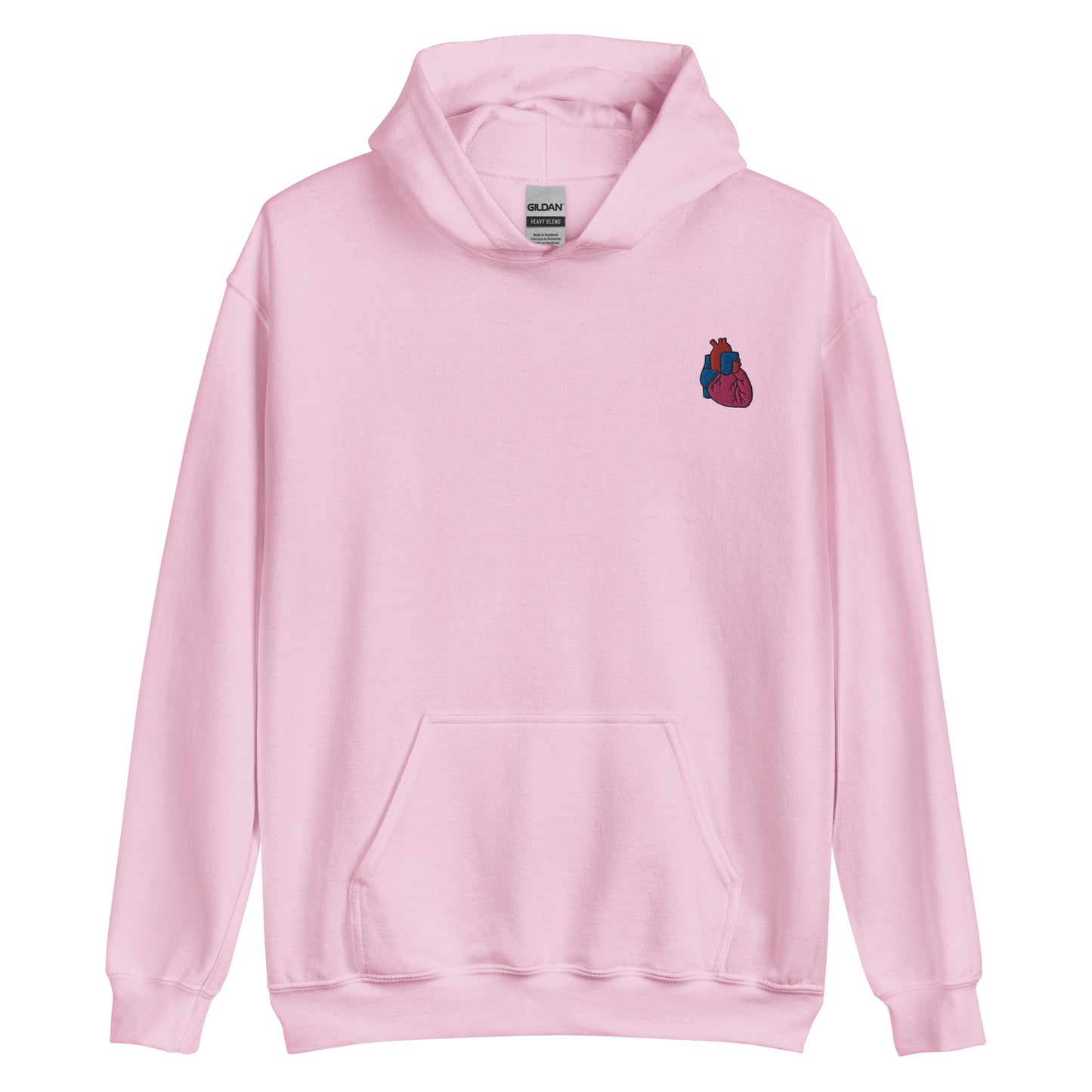 Heart Embroidered Hoodie