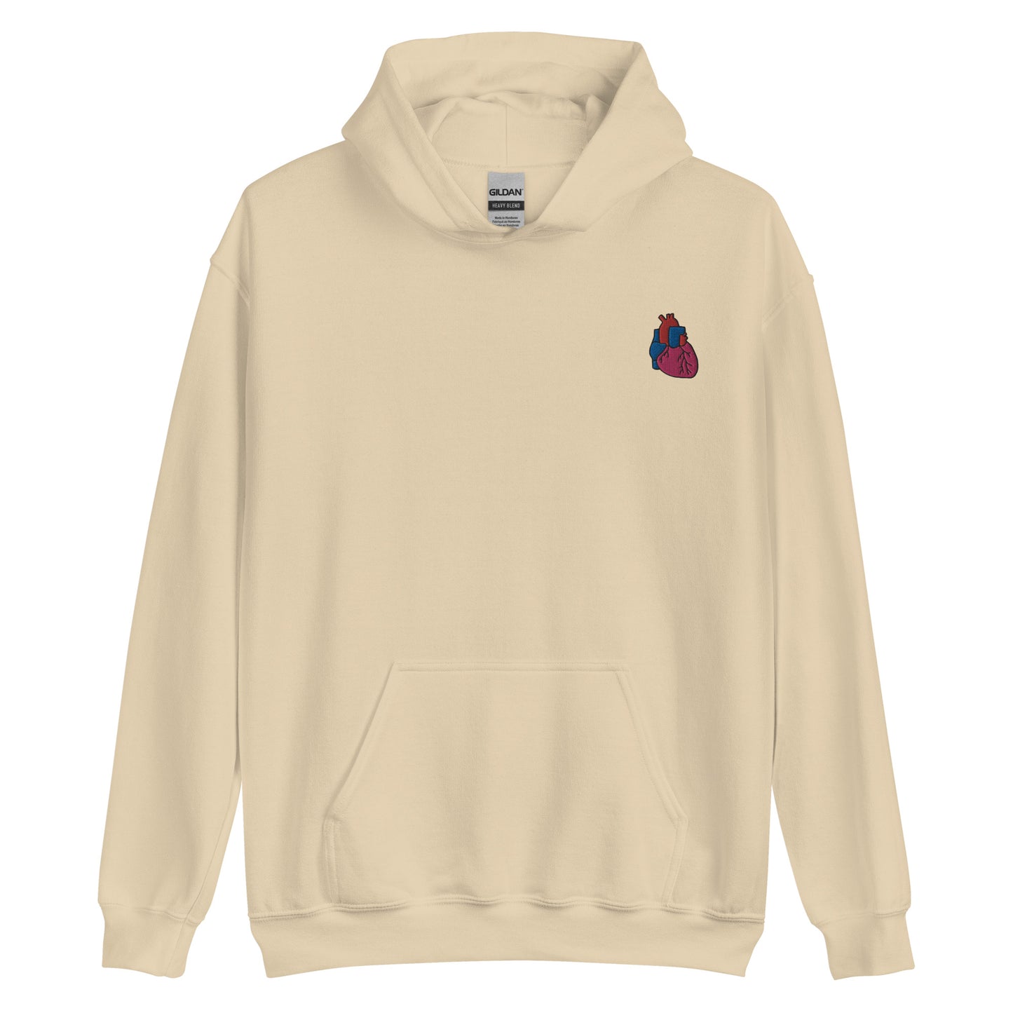 Heart Embroidered Hoodie