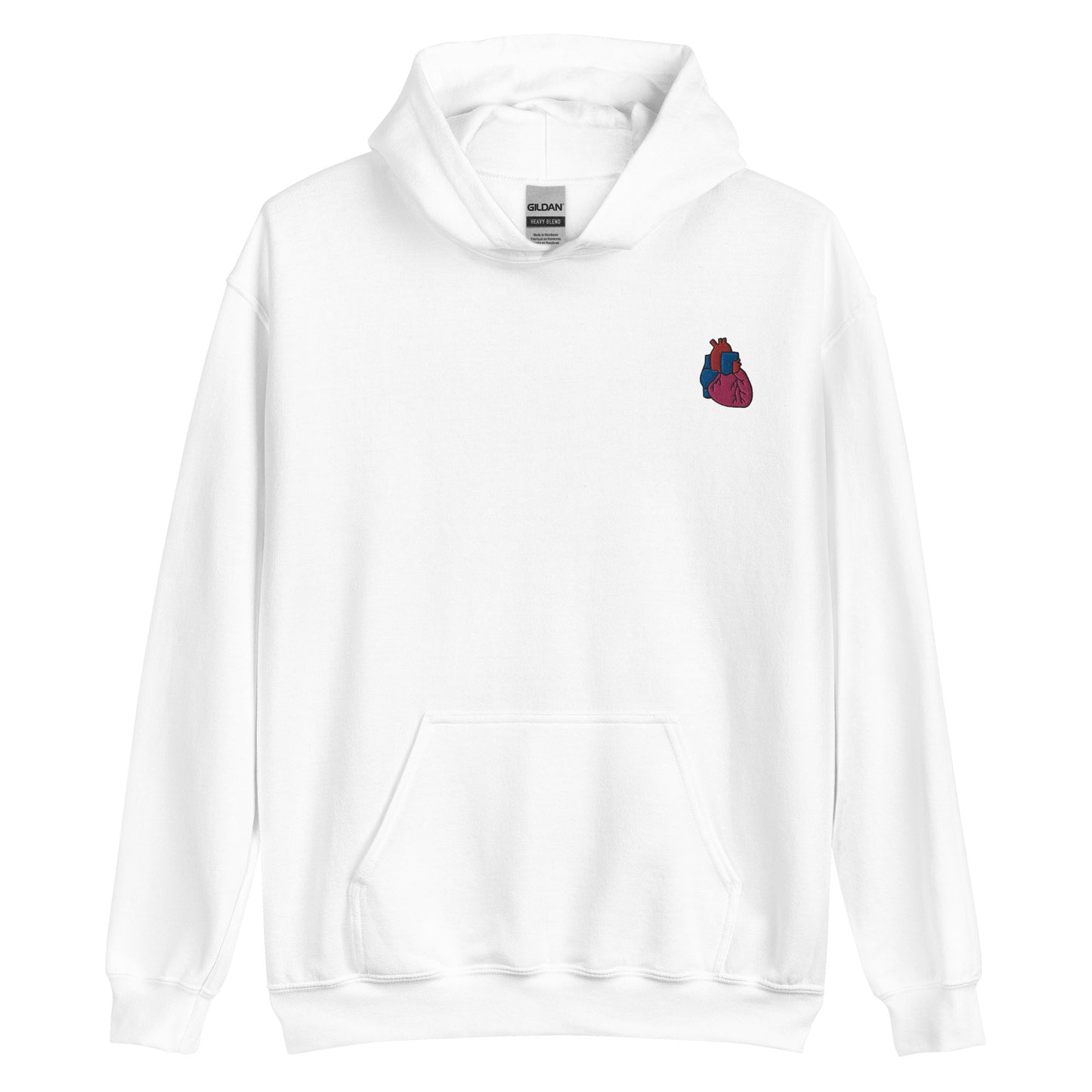 Heart Embroidered Hoodie