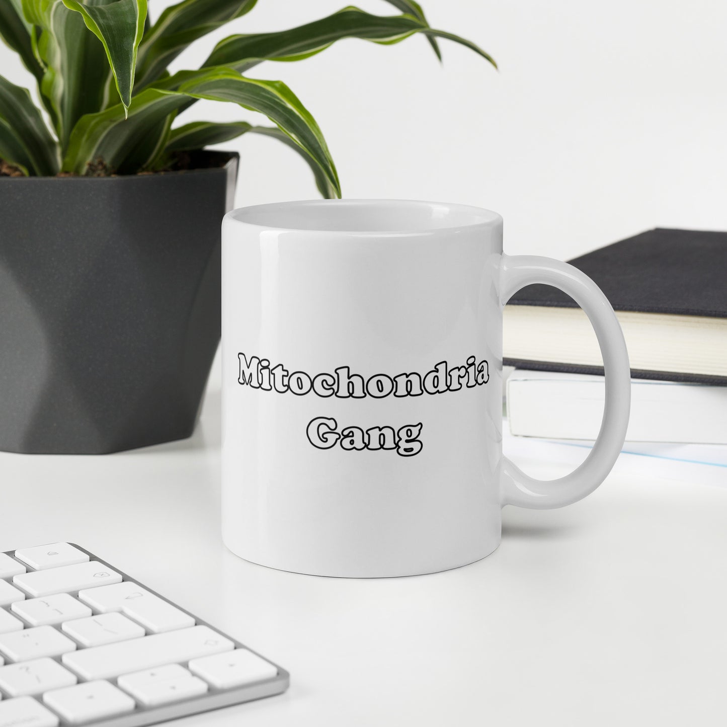 Mitochondria Gang Text Mug