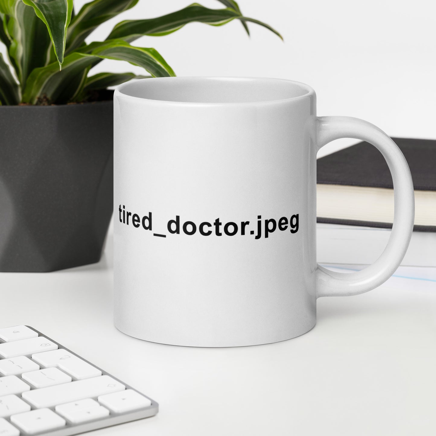 Tired_doctor.jpeg Mug